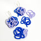 Artist Scribble Layered Hoops