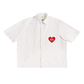 Eye See You Oversized Vertical Stripe Boxy Shirt