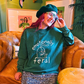 Emotionally Feral Oversized Cat Sweatshirt