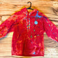 One of One: Happy Mess Rainbow Red Smiley Hoodie