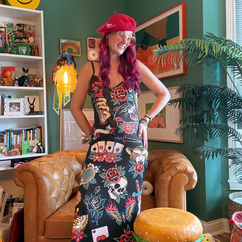 Take Me to Your Tattoo Artist Maxi Dress