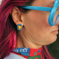 Whimsical Fun Cat Stud Earrings