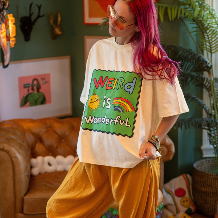 Weird is WONDERFUL Heavyweight Drop Shoulder T-Shirt
