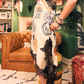 Slip Dress – Shortie White with Black Trim