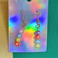 Colorful Language F*ck Dangle Earrings