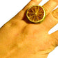 Glitter Keylime Ring - Fruit Jewelry