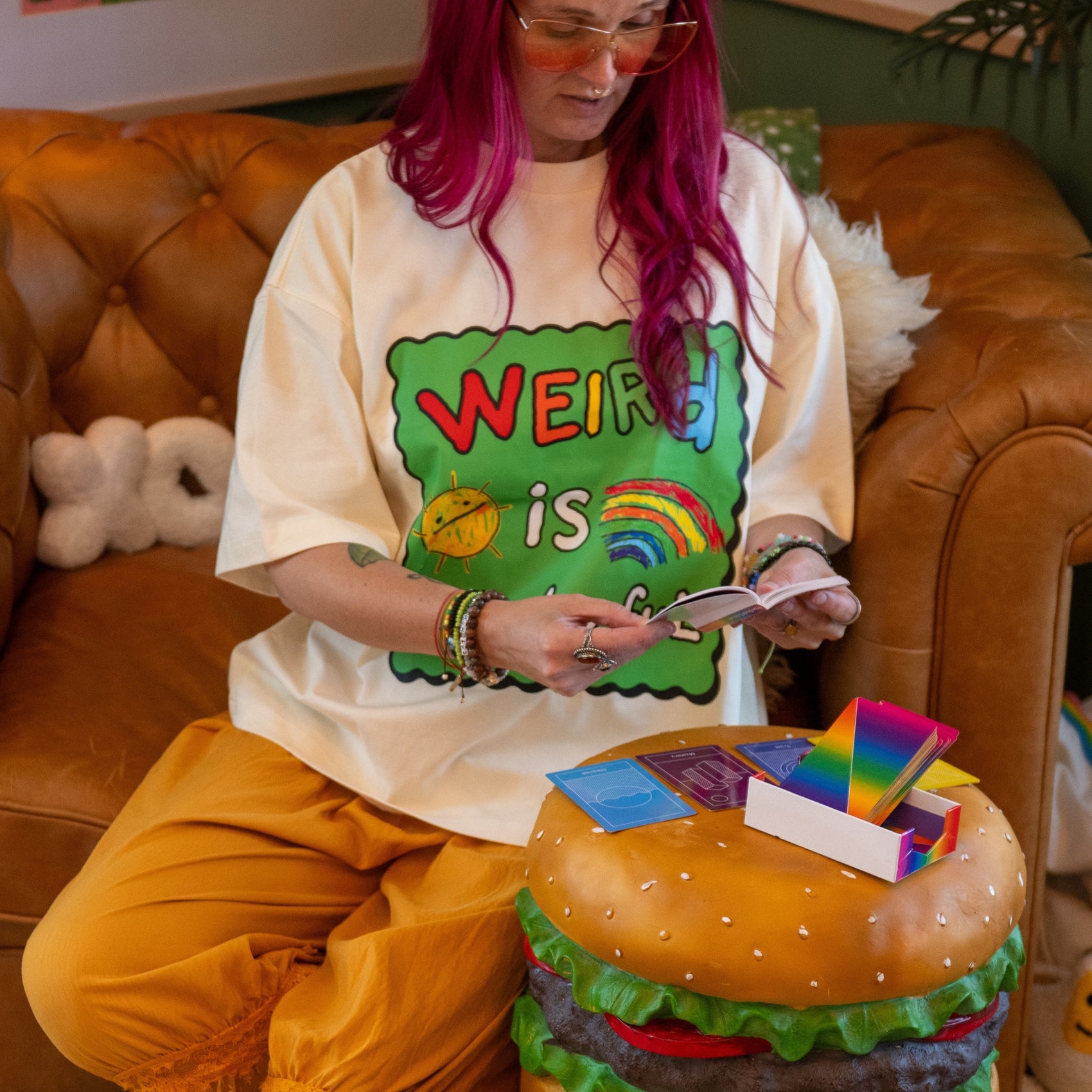 Weird is WONDERFUL Heavyweight Drop Shoulder T-Shirt