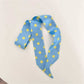 Playful Polka Dot Skinny Scarf/ Tie