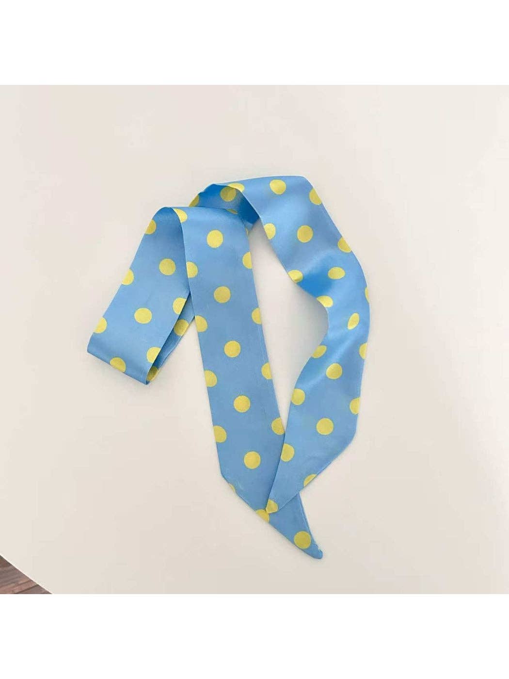 Playful Polka Dot Skinny Scarf/ Tie