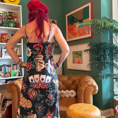 Take Me to Your Tattoo Artist Maxi Dress