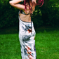 Slip Dress – Bodycon Rock N Roll Print
