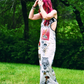 Slip Dress – Bodycon Rock N Roll Print