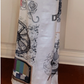 Slip Dress – Bodycon Rock N Roll Print