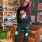 Wear Your Weird Unicorn Vintage Wash Waffle Knit Long Sleeve