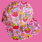 Strawberry Daydream Hat  🍓🌈🌼