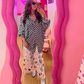 Party Collage Funky Satin Pants