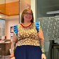 Leopard Loves Blue Ruffle Sweater Vest
