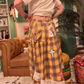 Tartan Skirt – Yellow Custom Patches