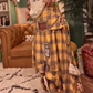 Tartan Skirt – Yellow Custom Patches