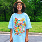 OVERSTIMULATED on textured Paint Splatter T-Shirt (BEST SELLER)
