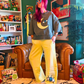 Eye See You Wide Leg Fleece Sweatpants