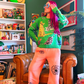 Green Is My Favorite Color & Cats Are My Personality Sweater