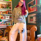 Eyes Wide Open Barrel Leg Sweatpants