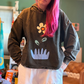 Grow Your Own Way Vintage Washed Frayed-Hem with Pockets Hoodie