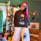 Grow Your Own Way Vintage Washed Frayed-Hem with Pockets Hoodie