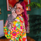 Color Outside the Geometric Lines Jacket