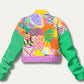 Happy Little Accident Cropped Colorful Jacket