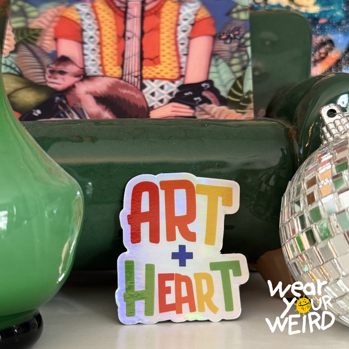 ART+ HEART Holographic Sticker
