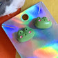 Little Froggy O Face Studs