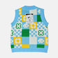 🌼 Patchwork Daydream Sweater Vest