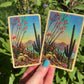 Glitter Desert Plants Sticker 4"