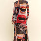 Pop Art Lips Mesh Dress
