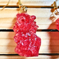 Red Hand rock Candy Earrings