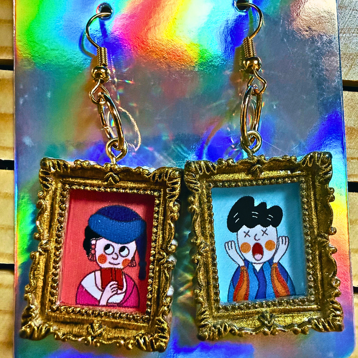 Tiny Art Gallery Earrings