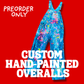 One of One: Custom Hand-Painted Overalls