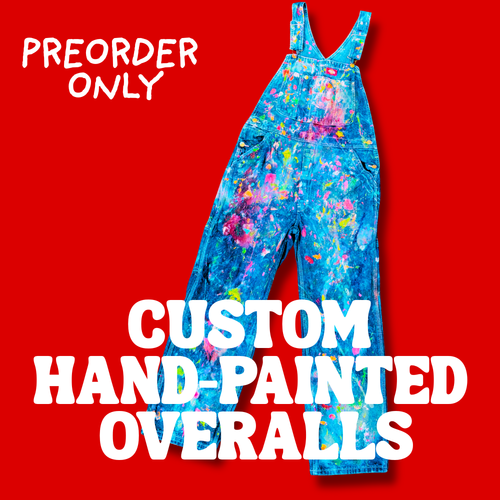 One of One: Custom Hand-Painted Overalls