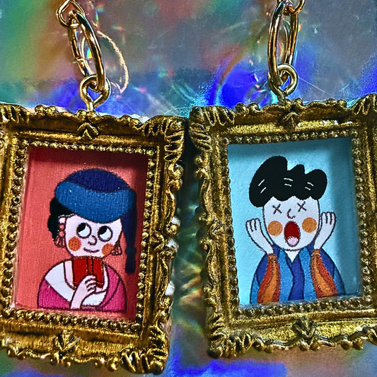 Tiny Art Gallery Earrings