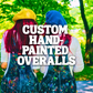 One of One: Custom Hand-Painted Overalls