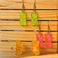Neon Green Gummy Bear Dangles