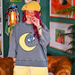 Moon Gazer Short Sleeve Sweatshirt