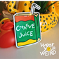 Creative Juice Glossy Sticker 3" x 2"
