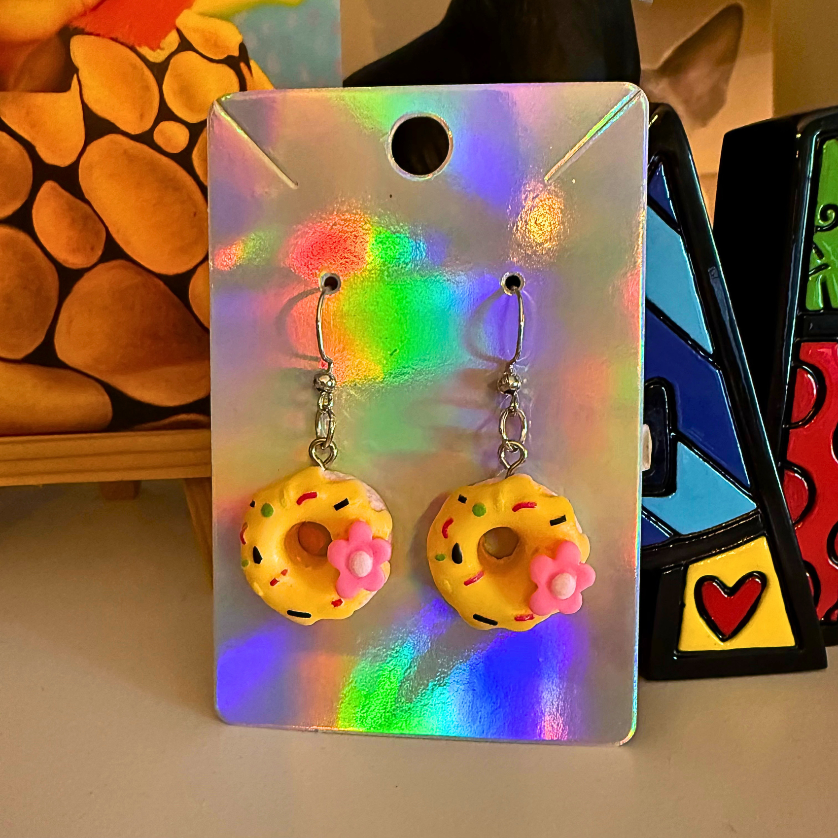 Daisy Donut Earrings