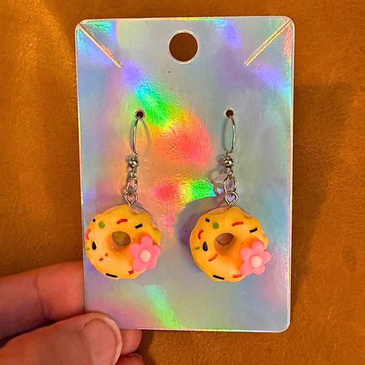 Daisy Donut Earrings