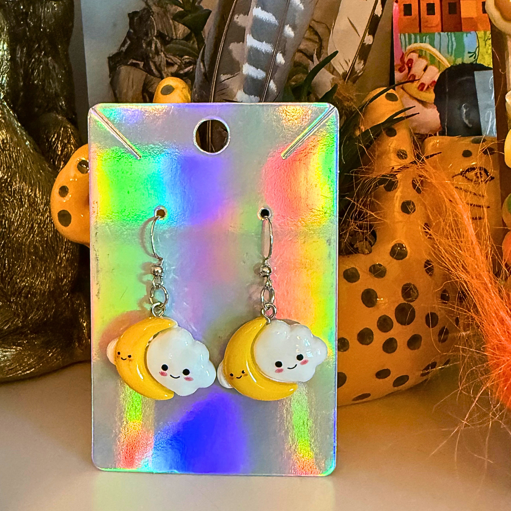 Over the Moon Earrings