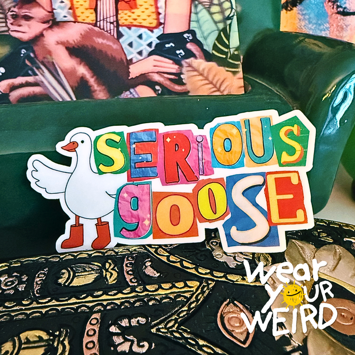 Serious Goose Sticker matte Sticker