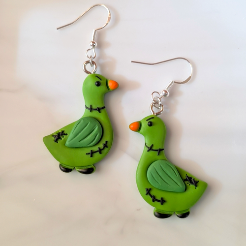 Luxe Trauma - Franken Goose Earrings